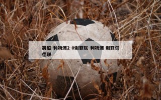 英超-利物浦2-0谢菲联-利物浦 谢菲尔德联