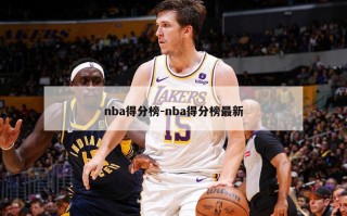 nba得分榜-nba得分榜最新